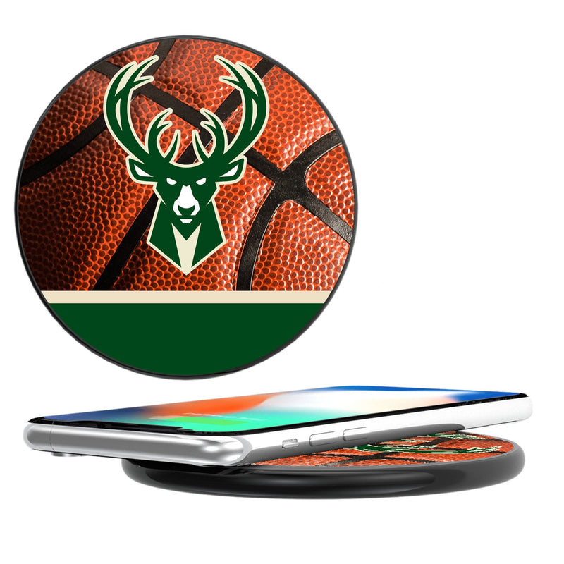 Milwaukee Bucks Basketball 15-Watt Wireless Charger