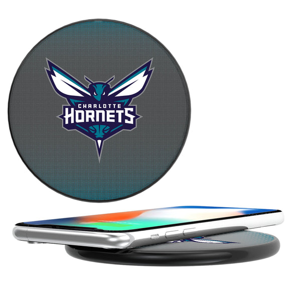 Charlotte Hornets Linen 15-Watt Wireless Charger