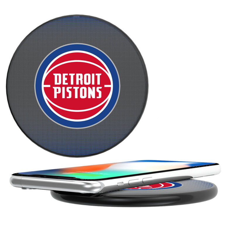 Detroit Pistons Linen 15-Watt Wireless Charger