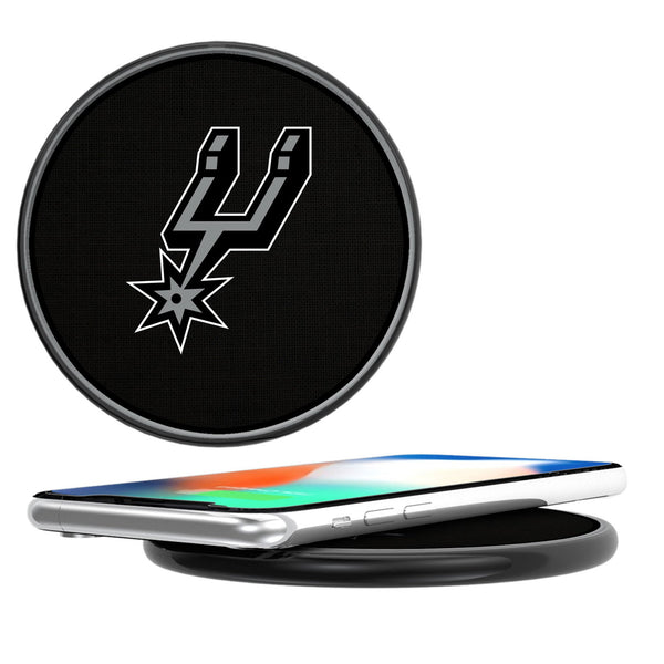 San Antonio Spurs Solid 15-Watt Wireless Charger