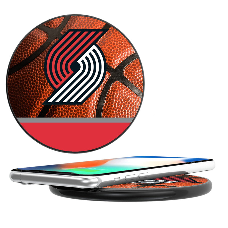 Portland Trail Blazers Basketball 15-Watt Wireless Charger