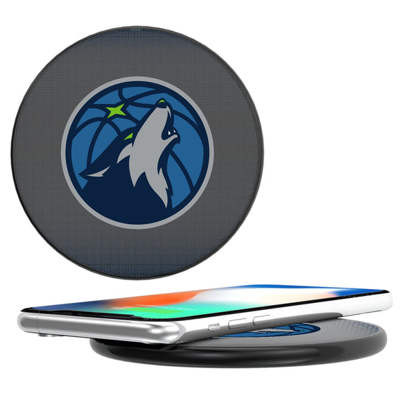 Minnesota Timberwolves Linen 15-Watt Wireless Charger