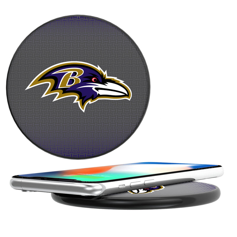 Baltimore Ravens Linen 15-Watt Wireless Charger