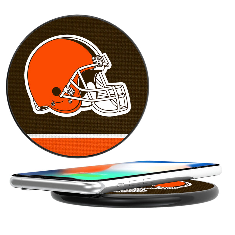 Cleveland Browns Stripe 15-Watt Wireless Charger