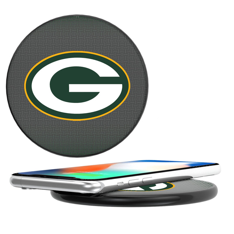 Green Bay Packers Linen 15-Watt Wireless Charger