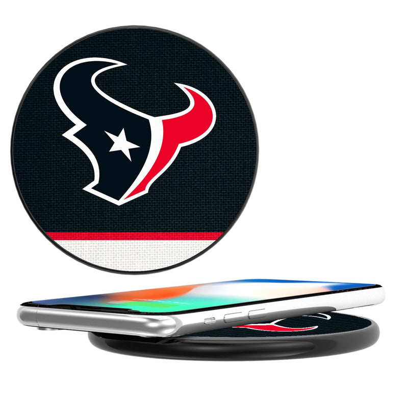 Houston Texans Stripe 15-Watt Wireless Charger