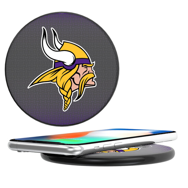 Minnesota Vikings Linen 15-Watt Wireless Charger