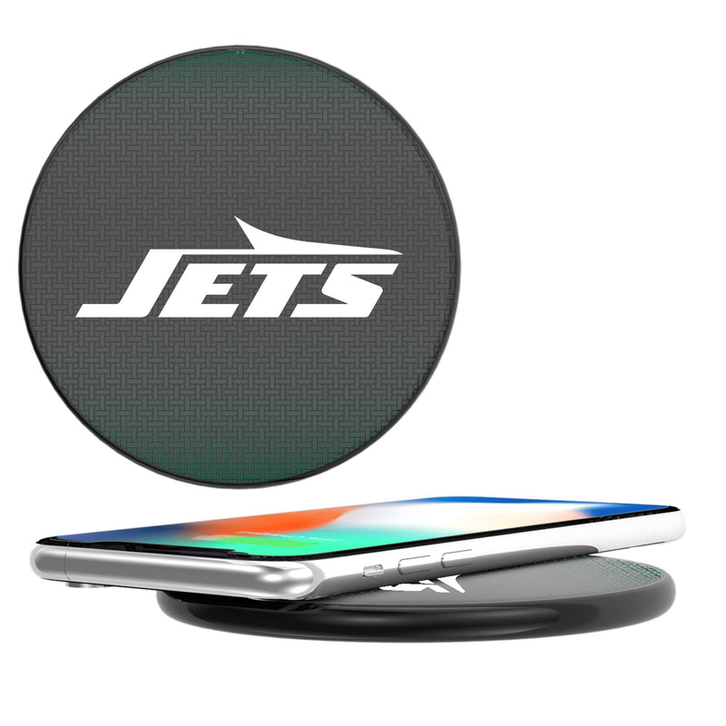 New York Jets Linen 15-Watt Wireless Charger