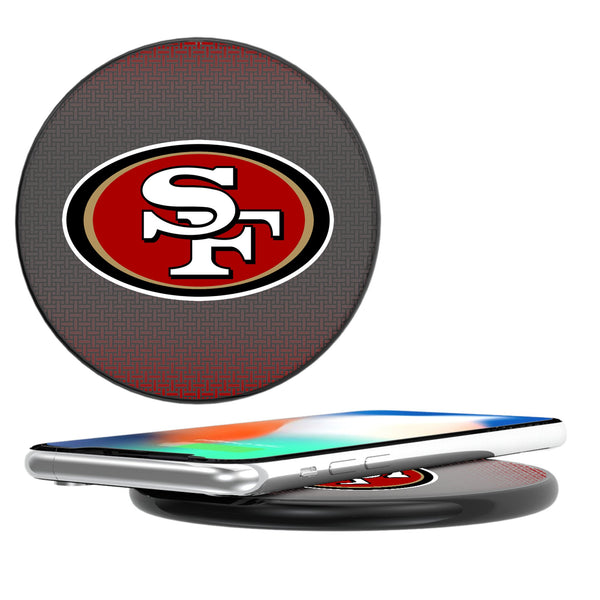 San Francisco 49ers Linen 15-Watt Wireless Charger