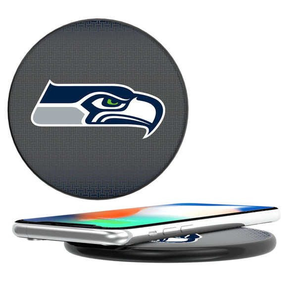 Seattle Seahawks Linen 15-Watt Wireless Charger