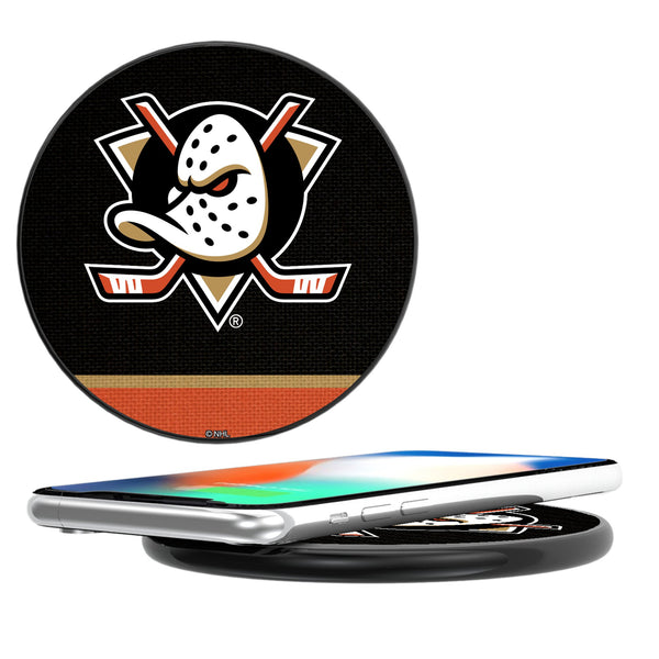 Anaheim Ducks Stripe 15-Watt Wireless Charger