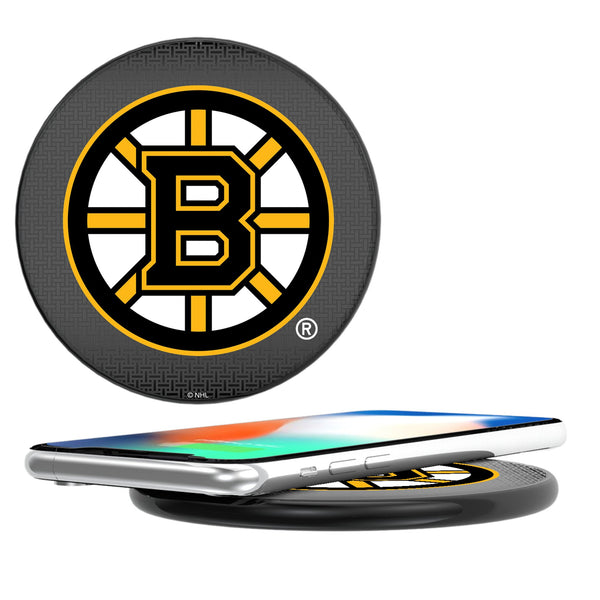 Boston Bruins Linen 15-Watt Wireless Charger