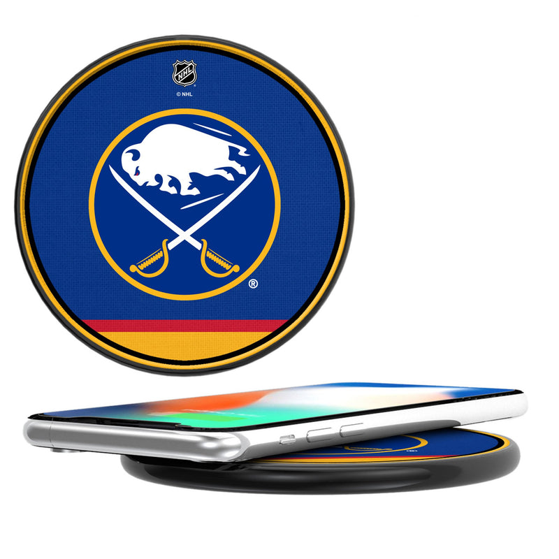 Buffalo Sabres Stripe 15-Watt Wireless Charger