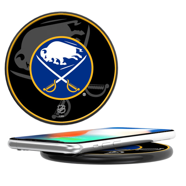 Buffalo Sabres Monocolor Tilt 15-Watt Wireless Charger