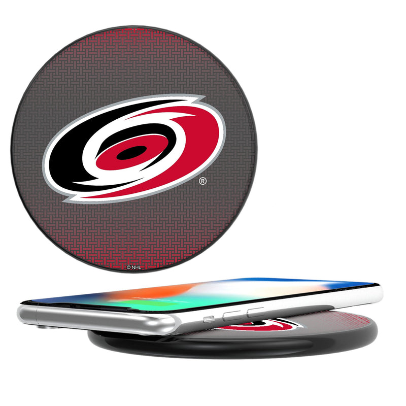 Carolina Hurricanes Linen 15-Watt Wireless Charger