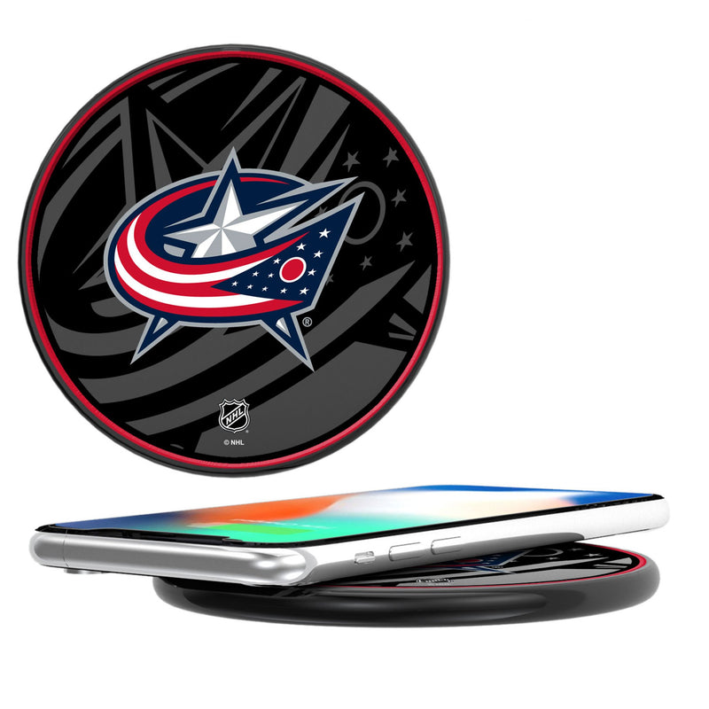 Columbus Blue Jackets Monocolor Tilt 15-Watt Wireless Charger