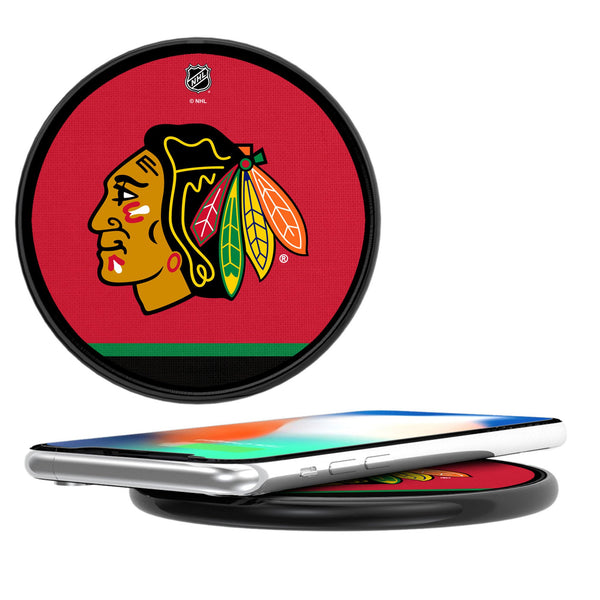 Chicago Blackhawks Stripe 15-Watt Wireless Charger