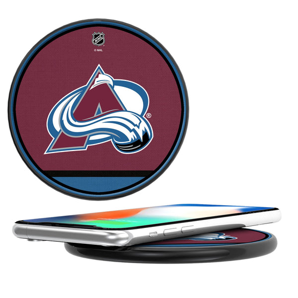 Colorado Avalanche Stripe 15-Watt Wireless Charger