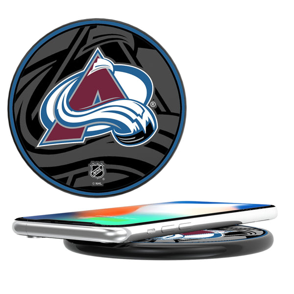 Colorado Avalanche Monocolor Tilt 15-Watt Wireless Charger