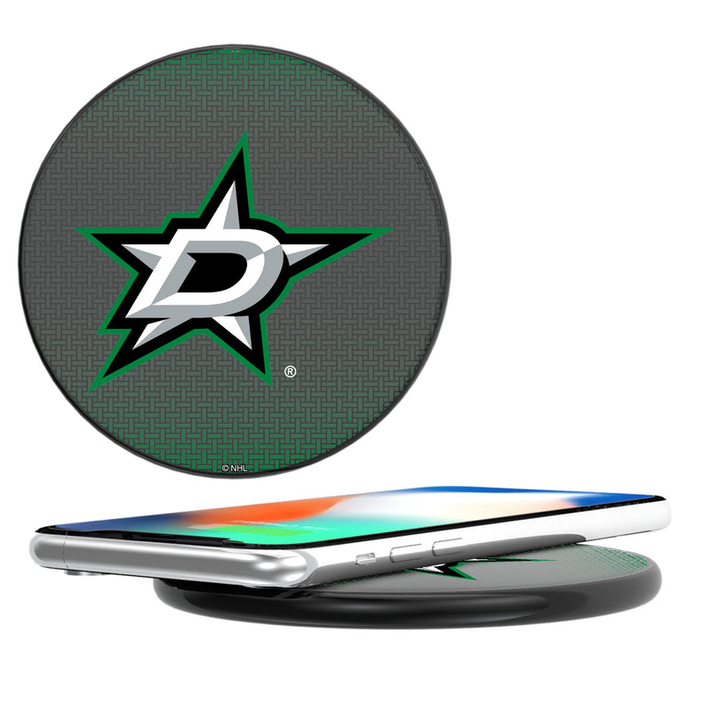 Dallas Stars Linen 15-Watt Wireless Charger