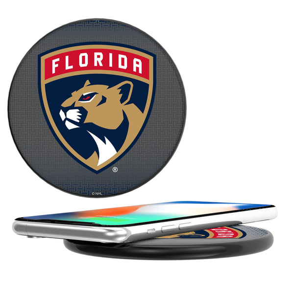 Florida Panthers Linen 15-Watt Wireless Charger