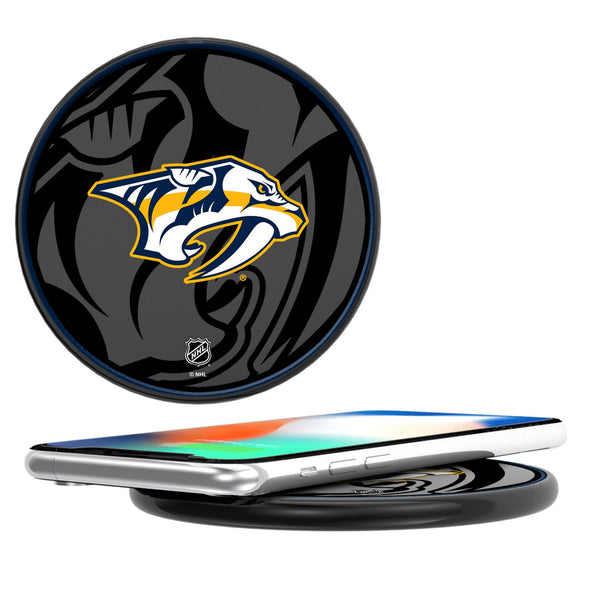 Nashville Predators Monocolor Tilt 15-Watt Wireless Charger