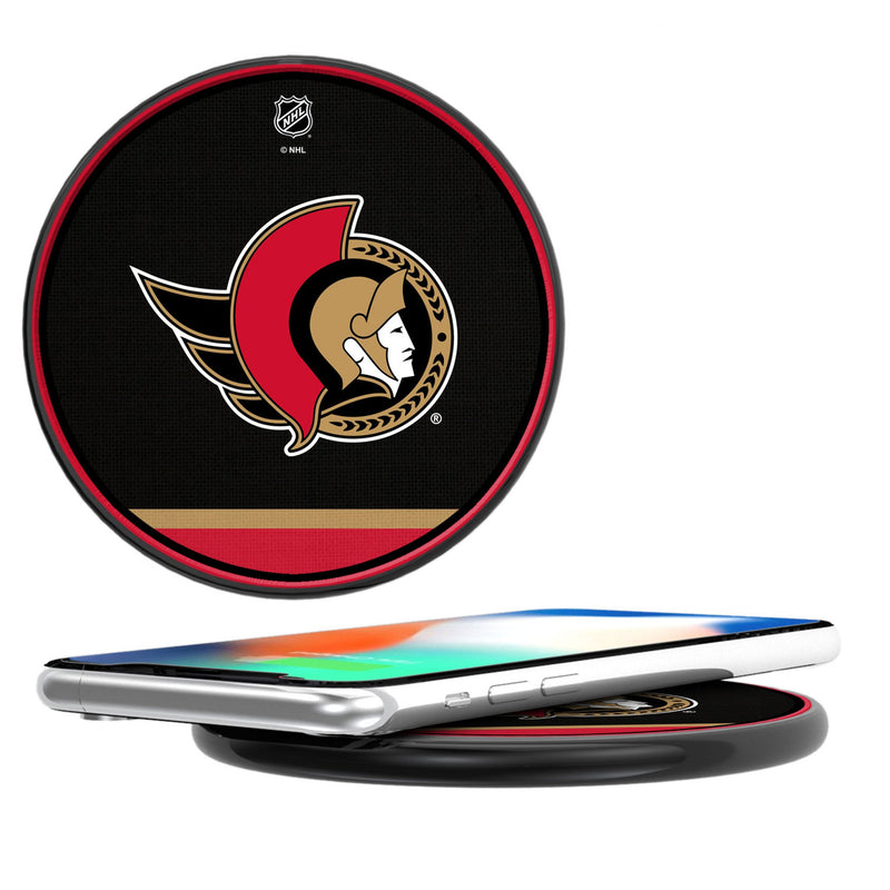 Ottawa Senators Stripe 15-Watt Wireless Charger