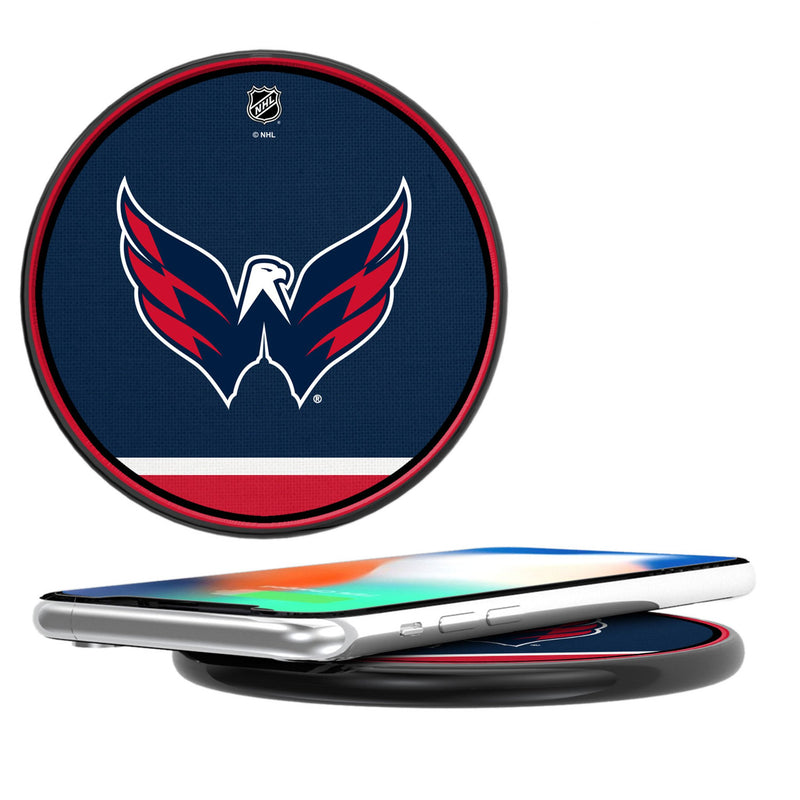 Washington Capitals Stripe 15-Watt Wireless Charger