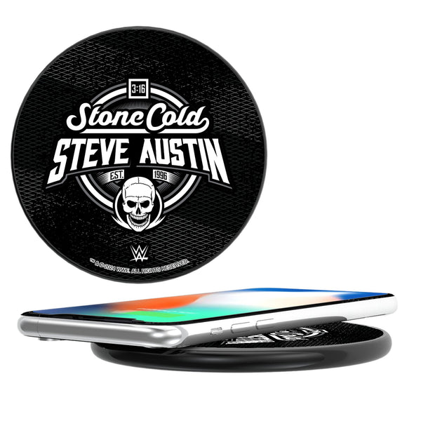 Stone Cold Steve Austin Steel 15-Watt Wireless Charger