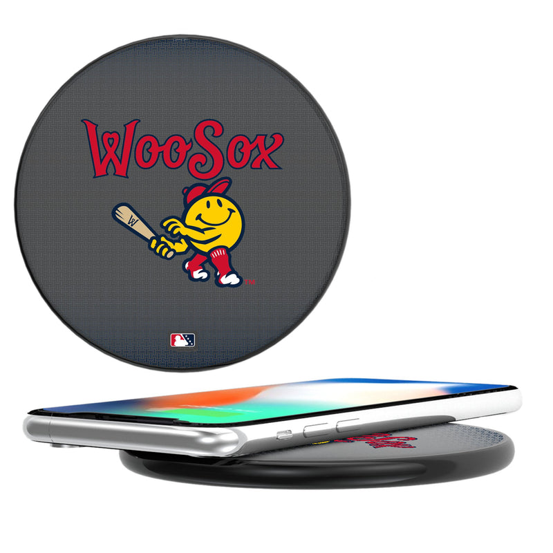 Worcester Red Sox Linen 15-Watt Wireless Charger