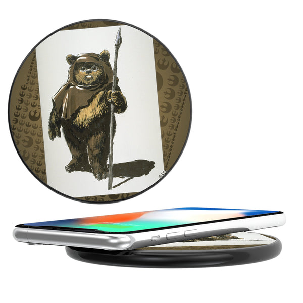 Star Wars Ewok Portrait 15-Watt Wireless Charger