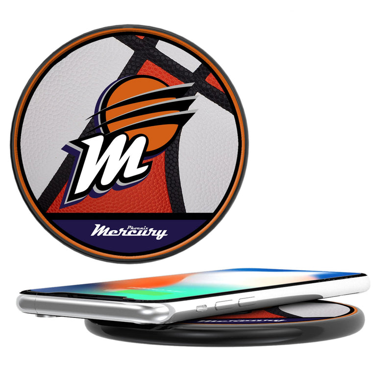 Phoenix Mercury Basketball 15-Watt Wireless Charger