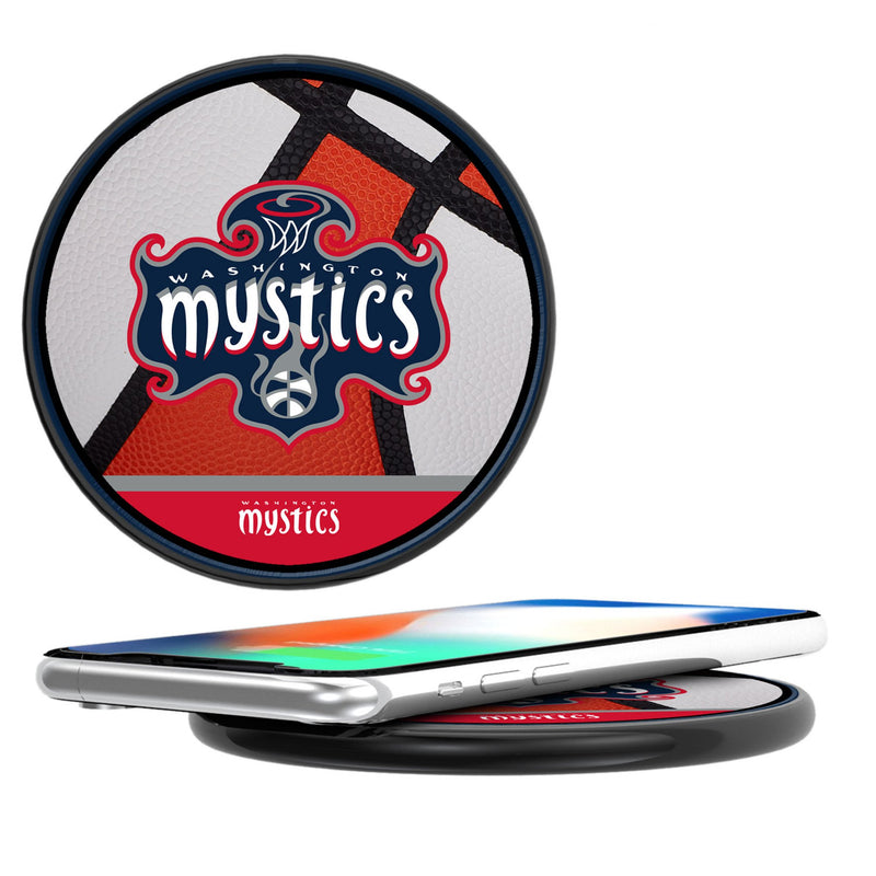 Washington Mystics Basketball 15-Watt Wireless Charger