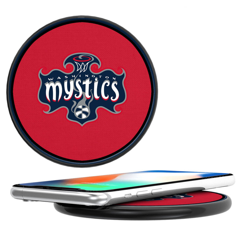 Washington Mystics Solid 15-Watt Wireless Charger