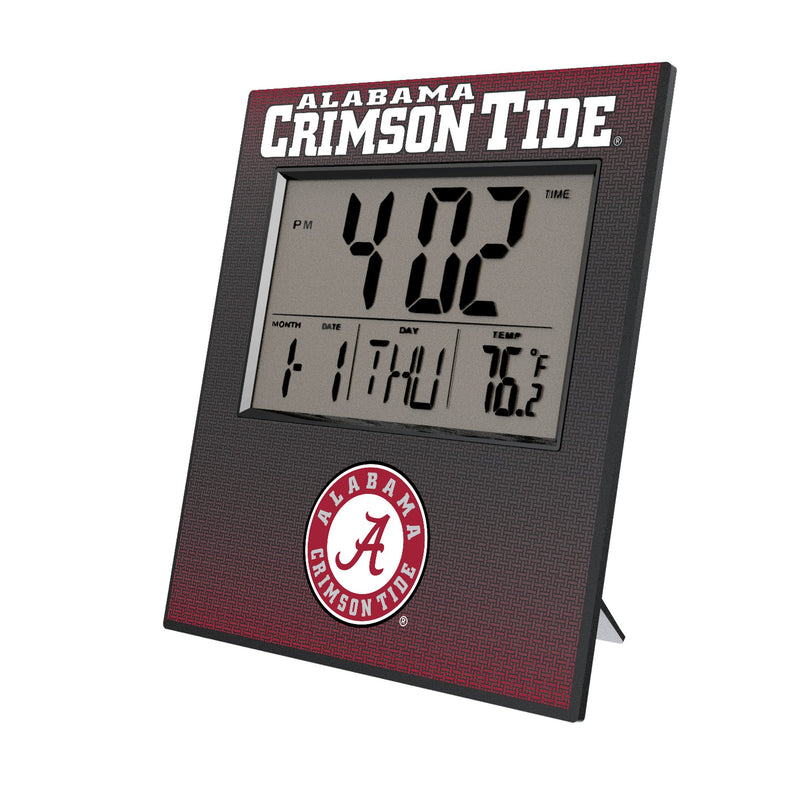 University of Alabama Crimson Tide Linen Wall Clock