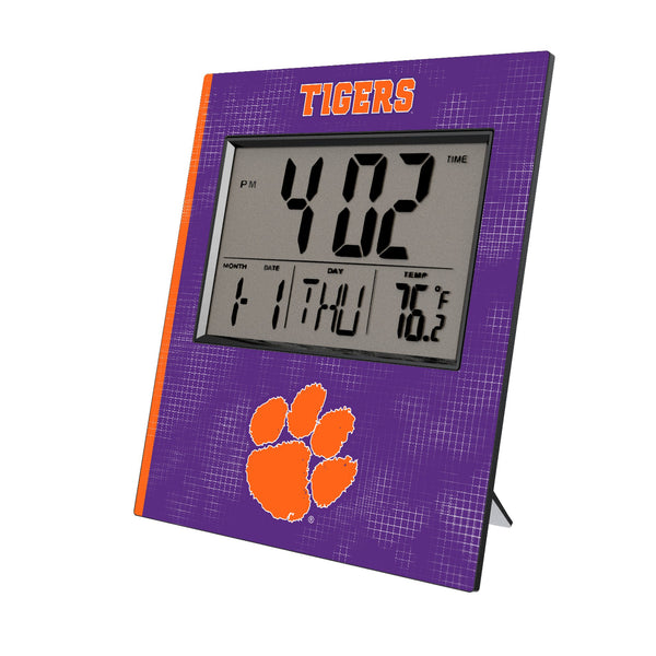 Clemson University Tigers Hatch Wall Clock