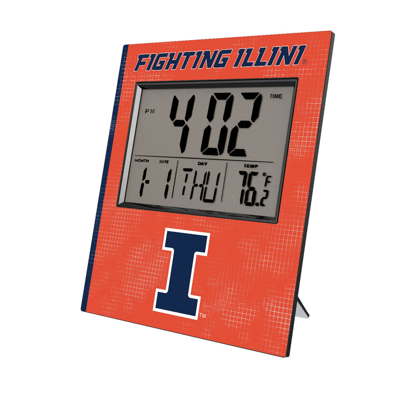 University of Illinois Fighting Illini Hatch Wall Clock