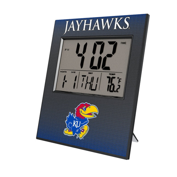 University of Kansas Jayhawks Linen Wall Clock