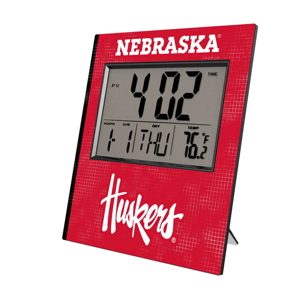 University of Nebraska Huskers Hatch Wall Clock