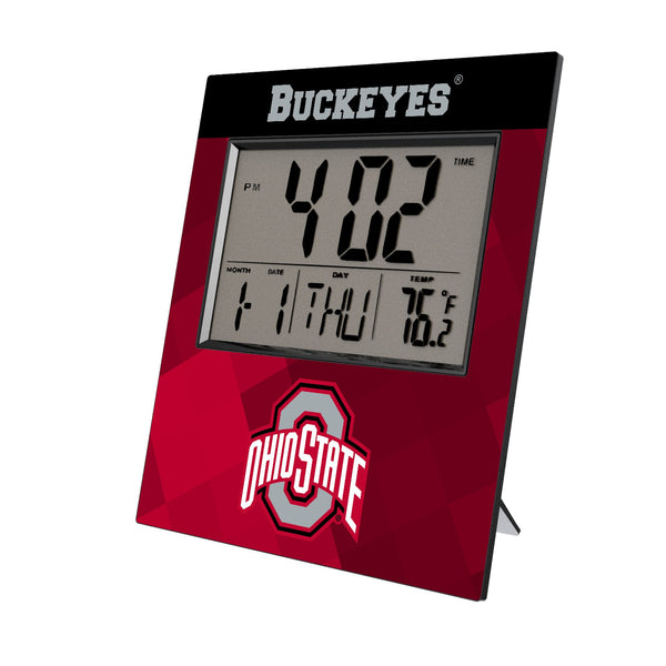 Ohio State University Buckeyes Color Block Wall Clock