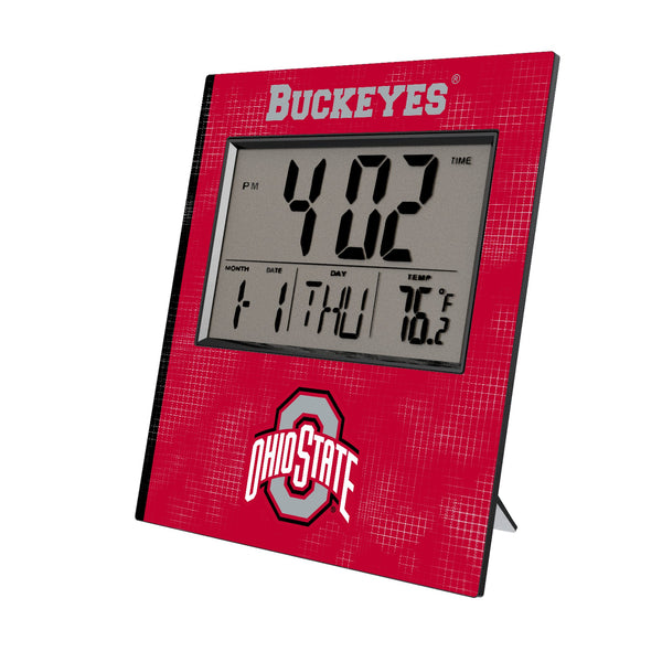 Ohio State University Buckeyes Hatch Wall Clock