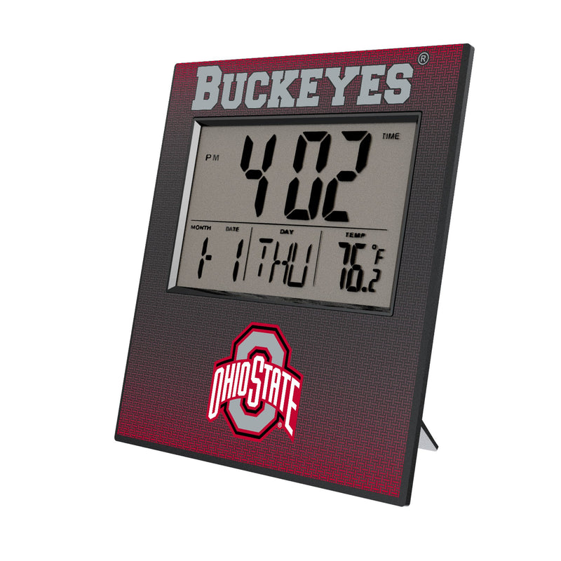 Ohio State University Buckeyes Linen Wall Clock