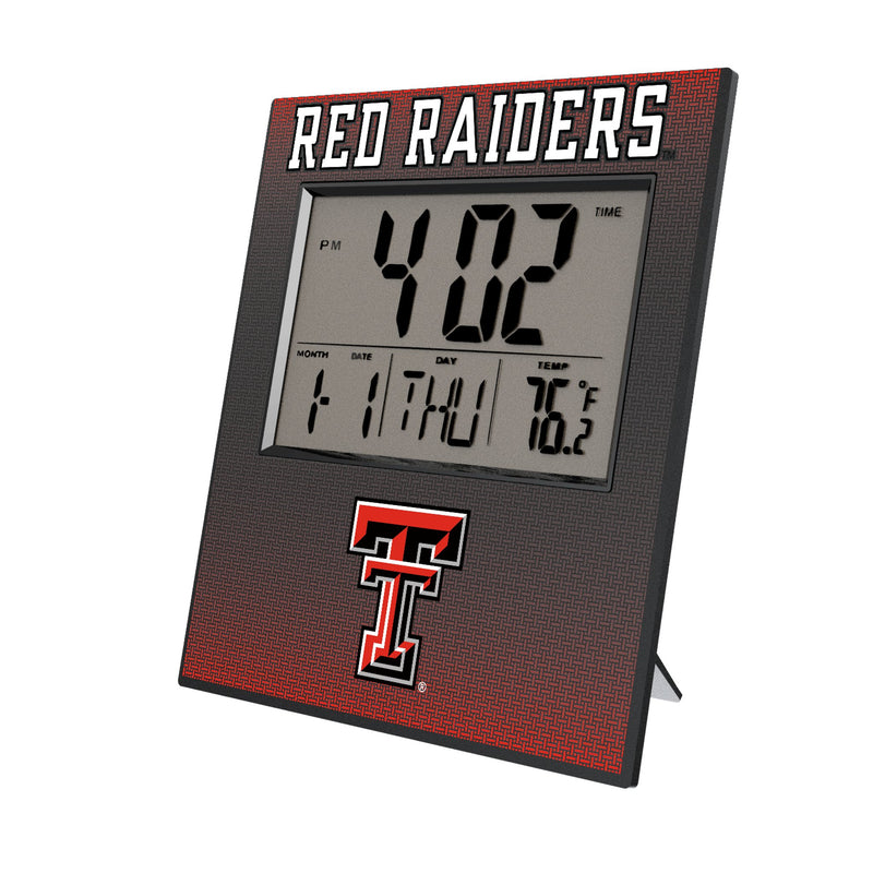 Texas Tech Red Raiders Linen Wall Clock