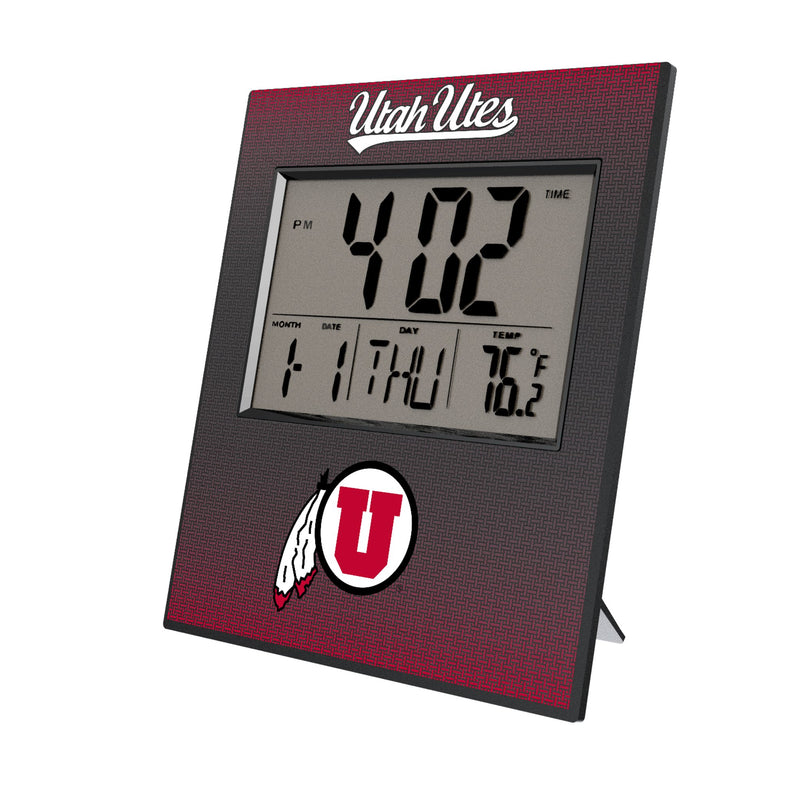 University of Utah Utes Linen Wall Clock