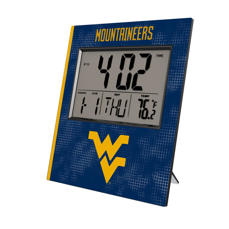 West Virginia University Mountaineers Hatch Wall Clock