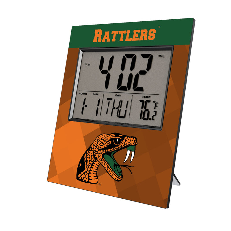 Florida A&M University Rattlers Color Block Wall Clock