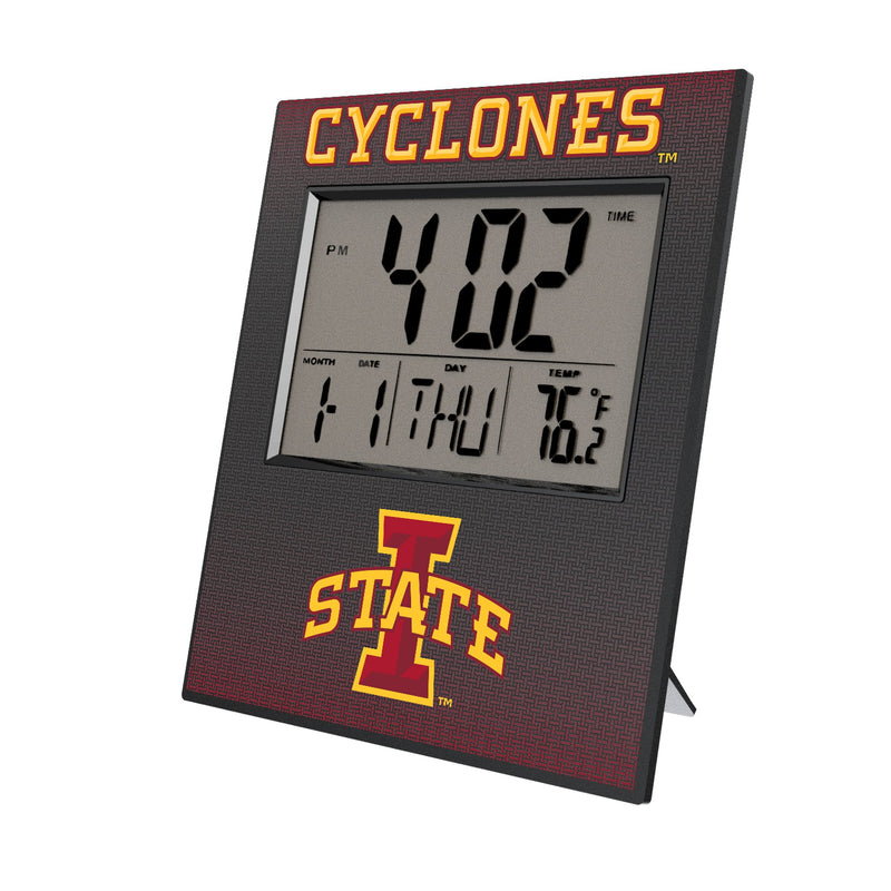 Iowa State University Cyclones Linen Wall Clock