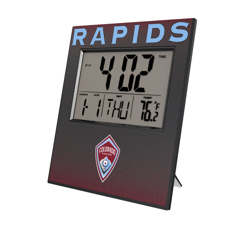 Colorado Rapids  Linen Wall Clock