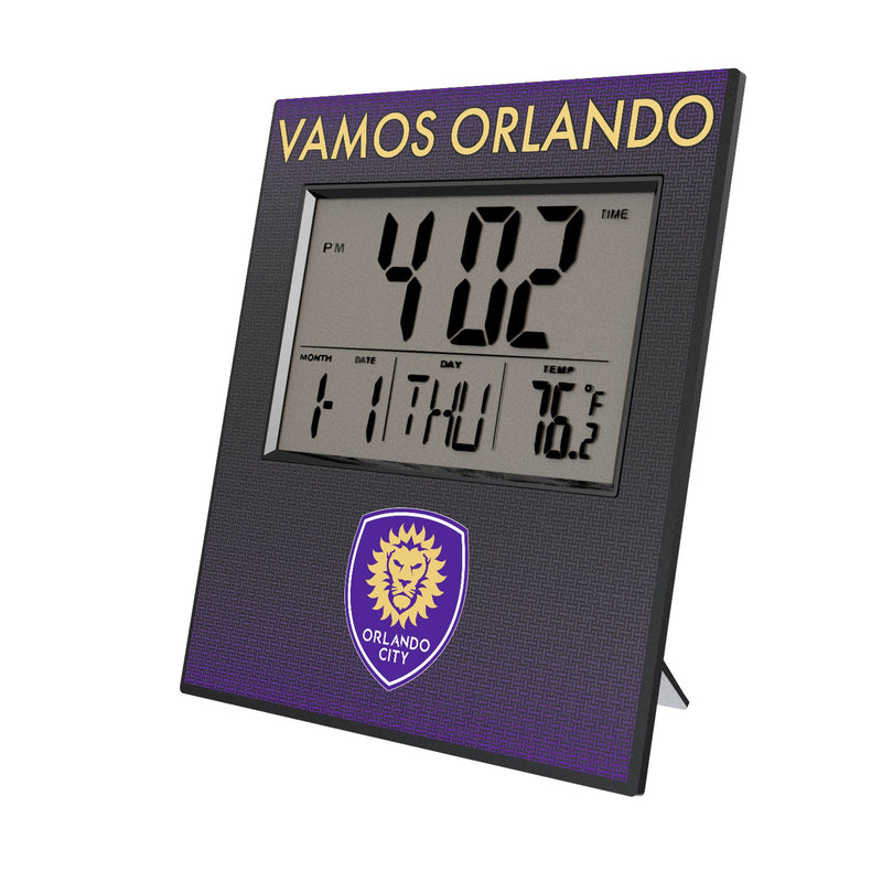 Orlando City Soccer Club  Linen Wall Clock