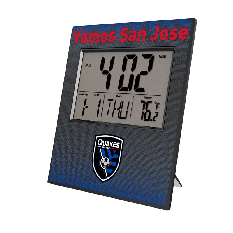 San Jose Earthquakes   Linen Wall Clock